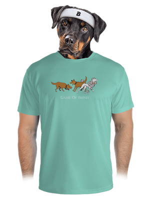 Game of Bones férfi sportpóló Mint Mal