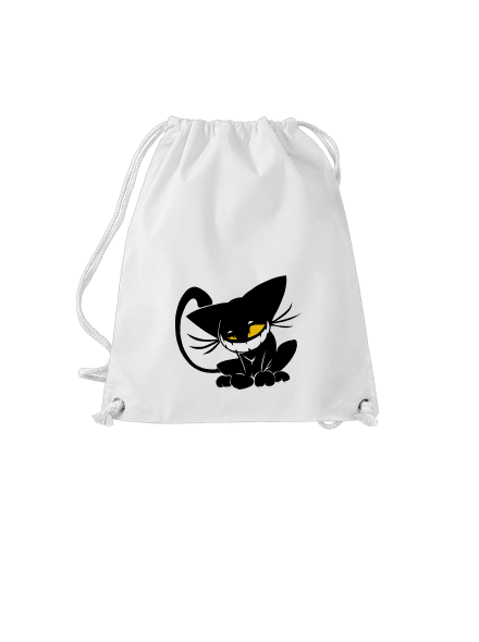 Evil cat hátizsák White