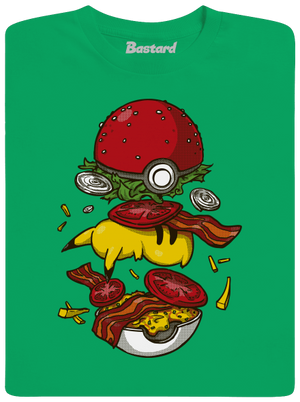 Pokémon burger gyerek póló Kelly Green