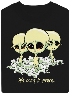 Látogatók unisex crewneck Black