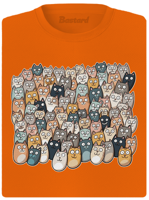 Találd meg az ördögöt női sportpóló Neon Orange