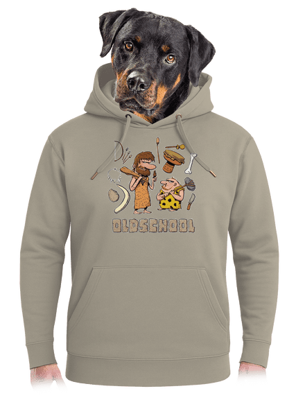 Oldschool unisex prémium pulóver Pastel Macchiato