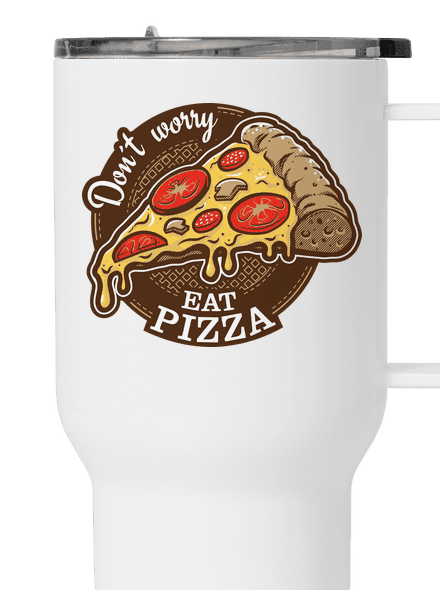 Pizza termosz bögre White