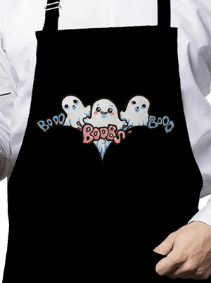 Boobs kötény Black