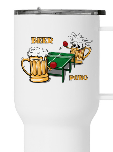 Beer pong termosz bögre White