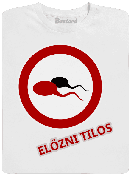 Sperma férfi hosszú ujjú póló White