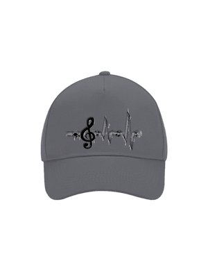 A zene az életem baseballsapka Graphite grey