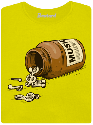 Music Pills prémium női póló Lemon