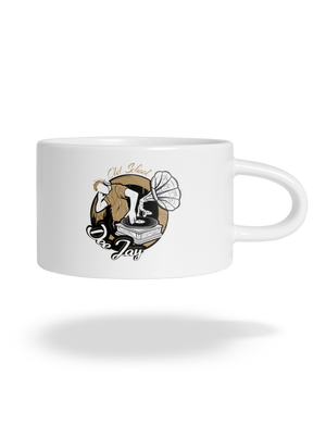 Old School DJ macaron bögre White