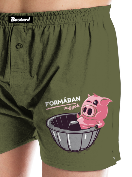 Formában férfi alsó nadrág Khaki