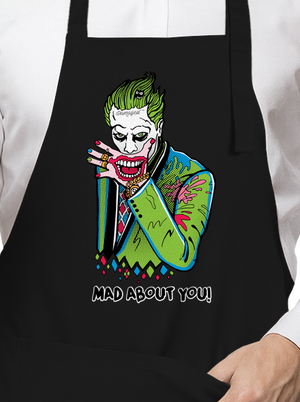 Joker és Harley kötény Black