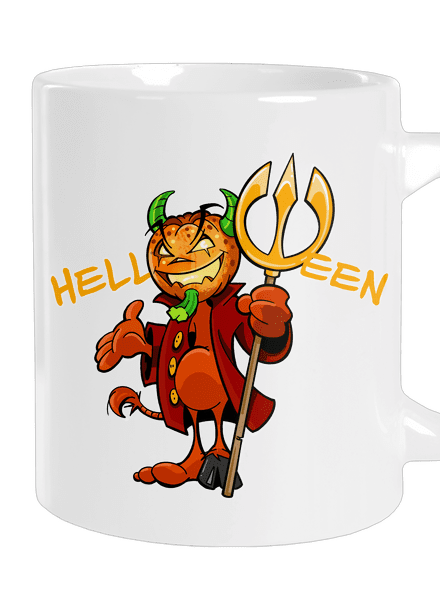 Helloween nagy bögre White