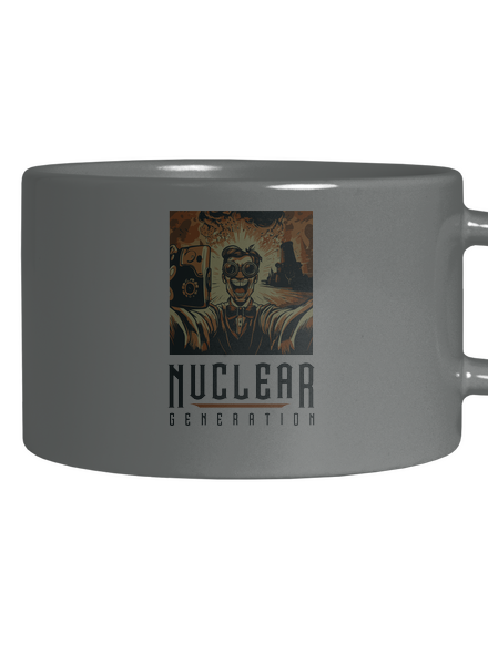 Nuclear generation macaron bögre Grey Macaron