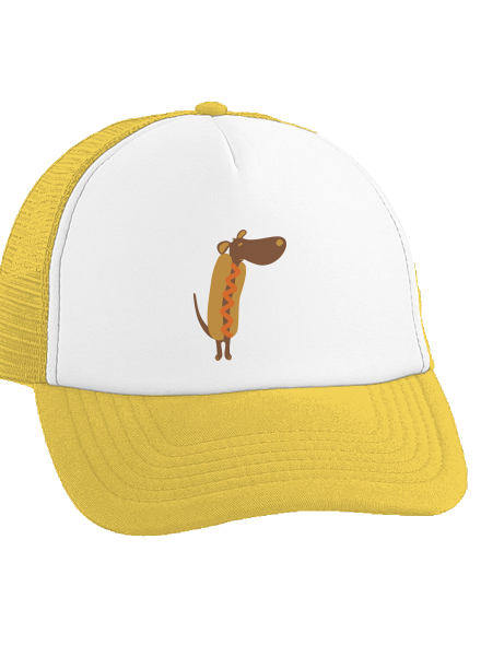 Hot dog teherautós sapka Sunflower cap