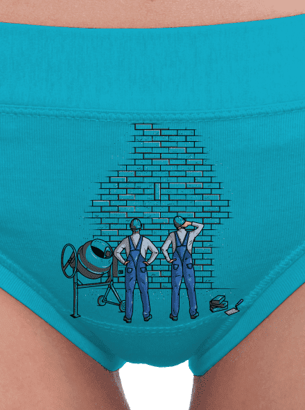 Kőművesek női bugyik Turquoise