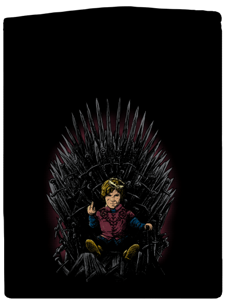 Tyrion a trónon cipzáras férfi pulóver Black