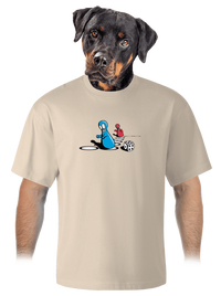 unisex túlméretezett póló