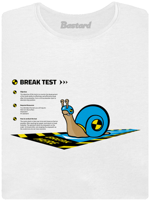 Snail test prémium női póló White