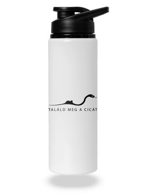 Találd meg a cicát kulacs White