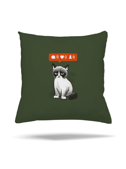 Grumpy párna Olive Green