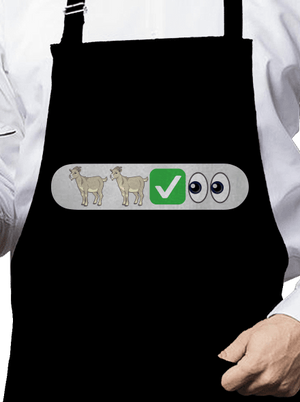 Emoji kötény Black