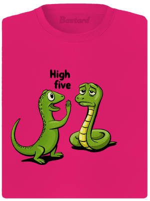 High Five női sportpóló Neon Pink