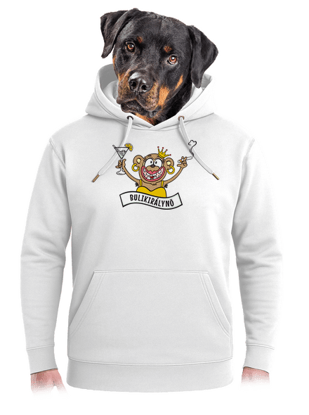 Bulikirálynő unisex prémium pulóver Snowwhite
