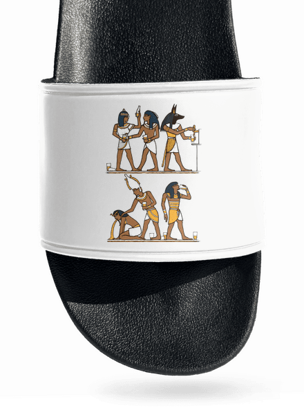 Egyiptomi parti papucs White