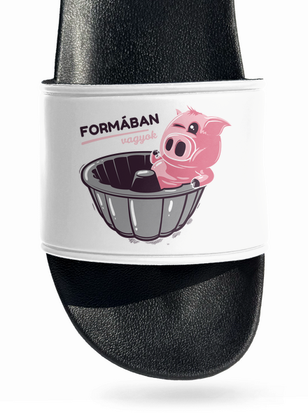 Formában papucs White
