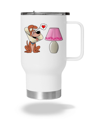 Szerelmes kutya termosz bögre White