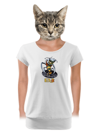 női póló elasztikus alsó szegéllyel