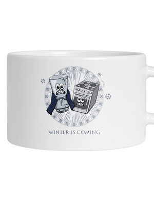 Winter is coming macaron bögre White