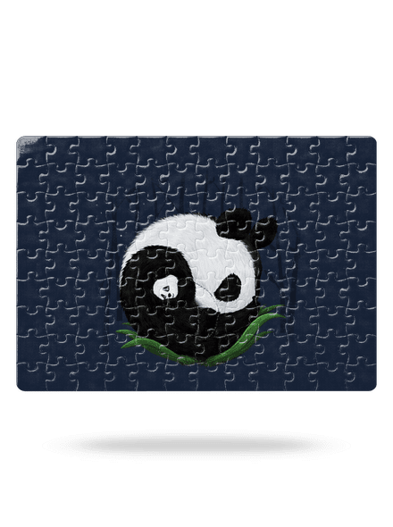 Két alvó panda kirakós White