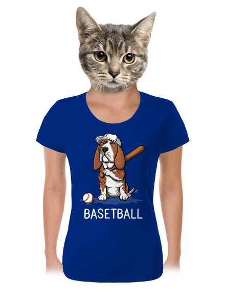 Basetball női póló Royal Blue Mal