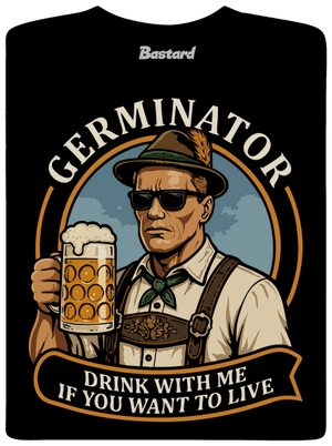 Germinator férfi póló Black