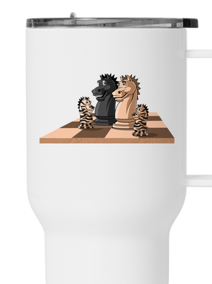 Sakkcsalád termosz bögre White