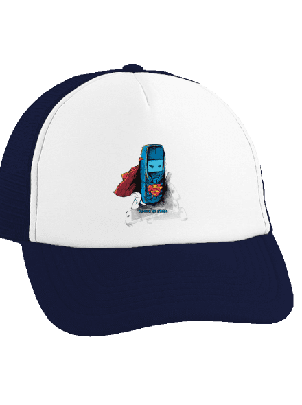 Mobiltelefon acélból teherautós sapka French Navy cap