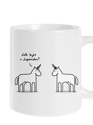 Pornókürt hagyományos bögre White