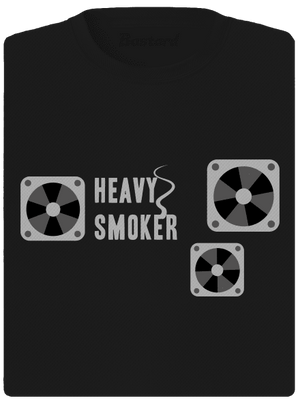 Heavy smoker női sportpóló Black