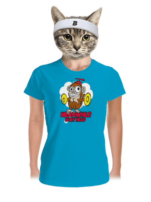Monkey in my head női sportpóló Blue Atol