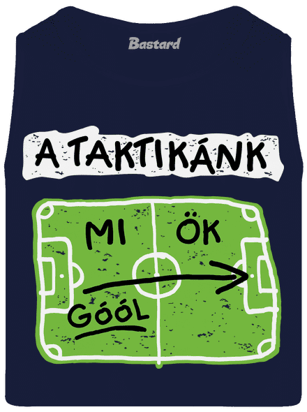 A futballtaktikánk férfi trikó French Navy