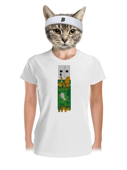 USB city női sportpóló White