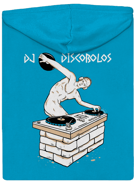 DJ Discobolos cipzáras női pulóver Blue Atol