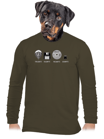 Trilobite férfi hosszú ujjú póló Urban Khaki