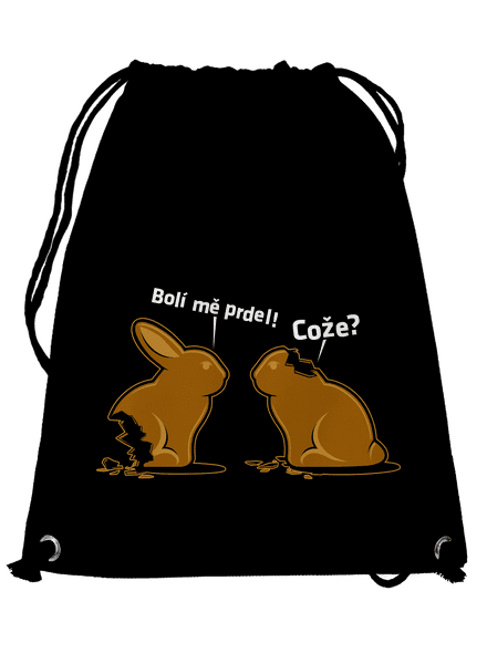 Fáj a seggem! hátizsák Black