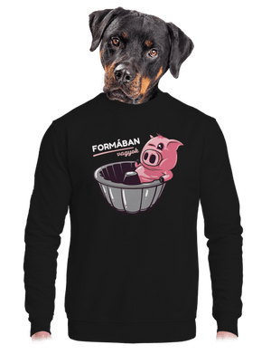 Formában unisex crewneck Black