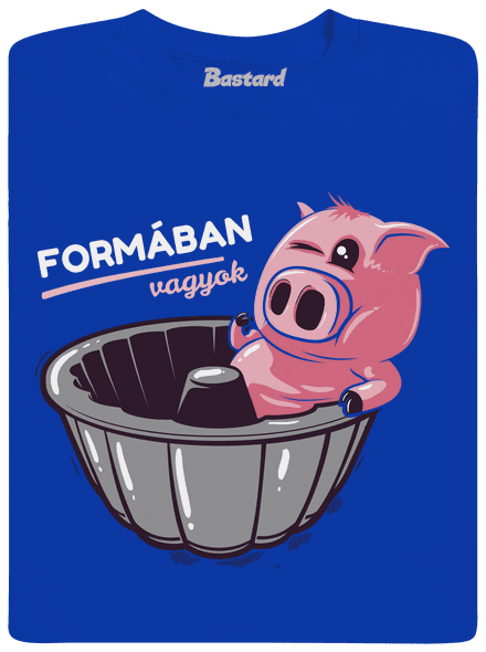Formában gyerek póló Royal Blue