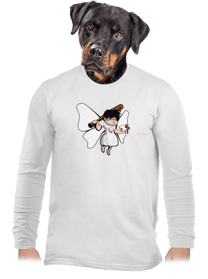 Fogtündér férfi hosszú ujjú póló White