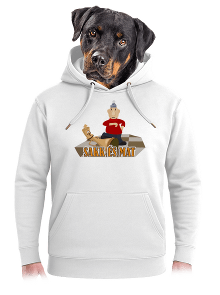 Sakk És Mat unisex prémium pulóver Snowwhite