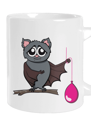 Denevér nagy bögre White